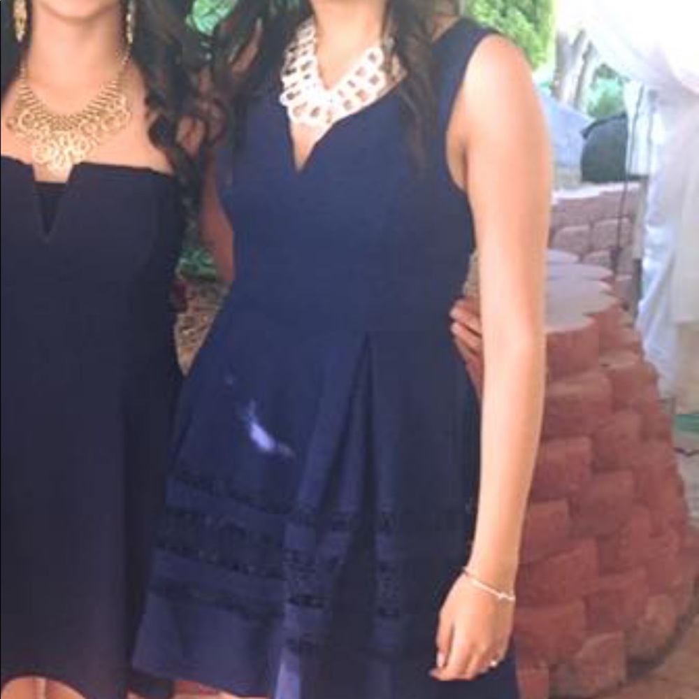 Blue dress